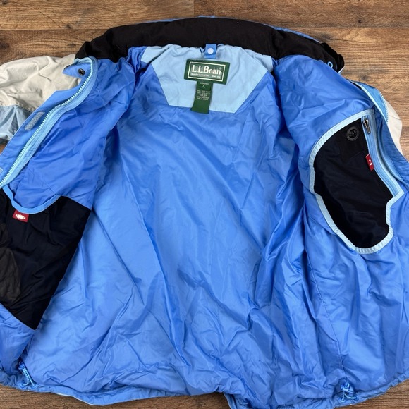 LL Bean Womens‎ Large Jacket Full Zip Winter Coat Detachable Hood - Picture 5 of 9